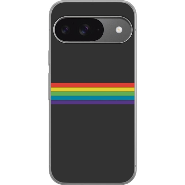 Google Pixel 9 Läpinäkyvä kuori Pride