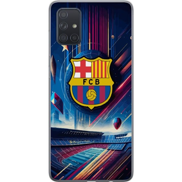 Samsung Galaxy A71 Läpinäkyvä kuori FC Barcelona