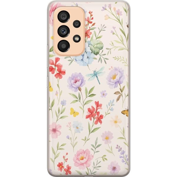 Kompatibelt Mobildeksel til Samsung Galaxy A53 5G Blomster
