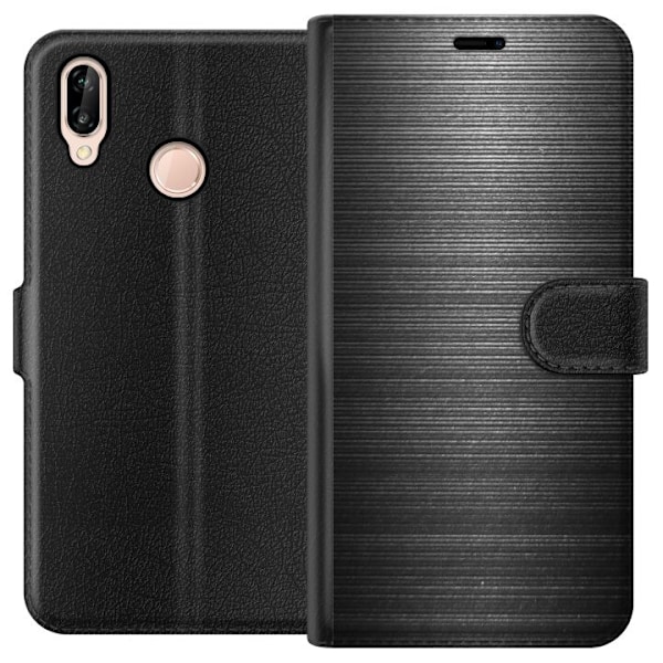 Huawei P20 lite Lompakkokotelo Höyrypuhallettu Metalli