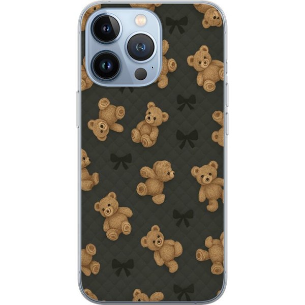 Apple iPhone 13 Pro Läpinäkyvä kuori Teddy Halauksia