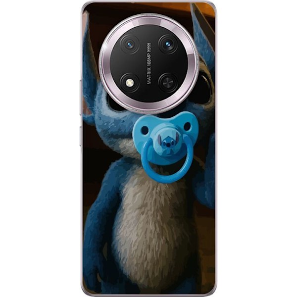 Honor Magic7 Lite Läpinäkyvä kuori Stitch & Napp - vauvatee