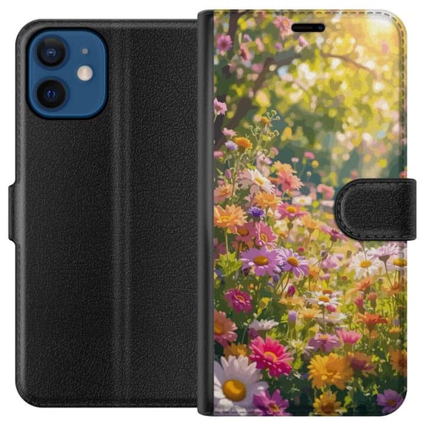 Kompatibelt Plånboksfodral till Apple iPhone 12 mini Floral Pattern