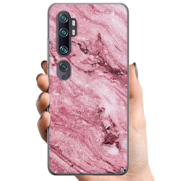 Xiaomi Mi Note 10 TPU Mobildeksel Glitrer Marmor