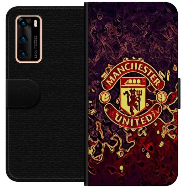 Huawei P40 Tegnebogsetui Manchester United