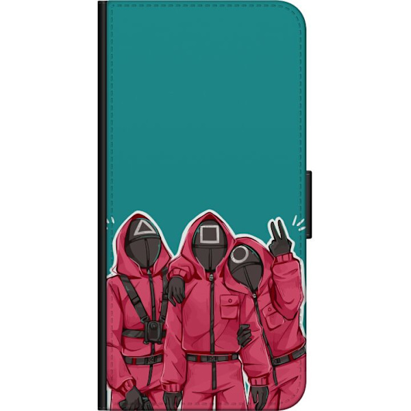 Xiaomi Mi 11 Tegnebogsetui Squid Game Karakterer Grafisk Design Seriefigurer Populær TV Motiv Asiatisk Stil Spændende Trend