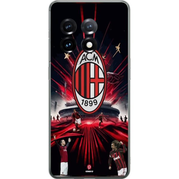 OnePlus 11 Genomskinligt Skal AC Milan