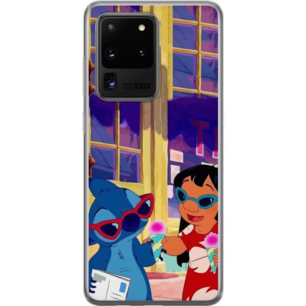 Samsung Galaxy S20 Ultra Läpinäkyvä kuori lilo ja stitch 20