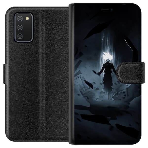 Kompatibel Tegnebogsetui til Samsung Galaxy A02s Skyggekriger sort