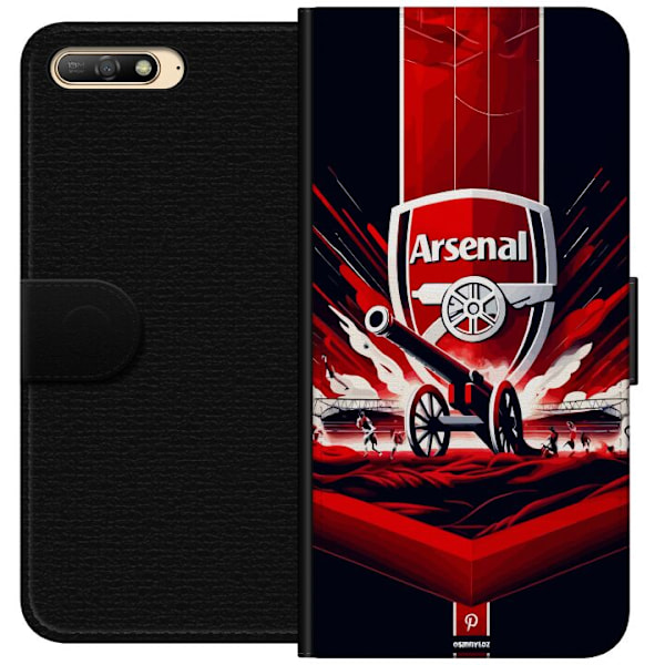 Huawei Y6 (2018) Lommeboketui Arsenal