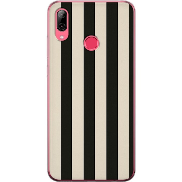 Huawei Y7 (2019) Genomskinligt Skal Line Flow