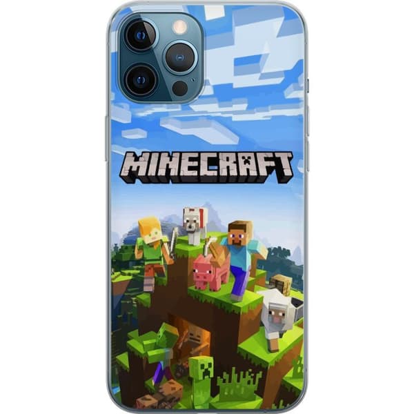 Kompatibel Mobilcover til Apple iPhone 12 Pro Max Minecraft Creeper-blok pixel retrospil