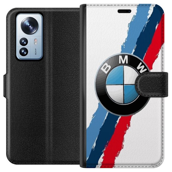 Xiaomi 12 Pro Lompakkokotelo BMW Raidat