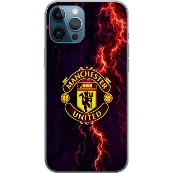 Apple iPhone 12 Pro Max Läpinäkyvä kuori Manchester United