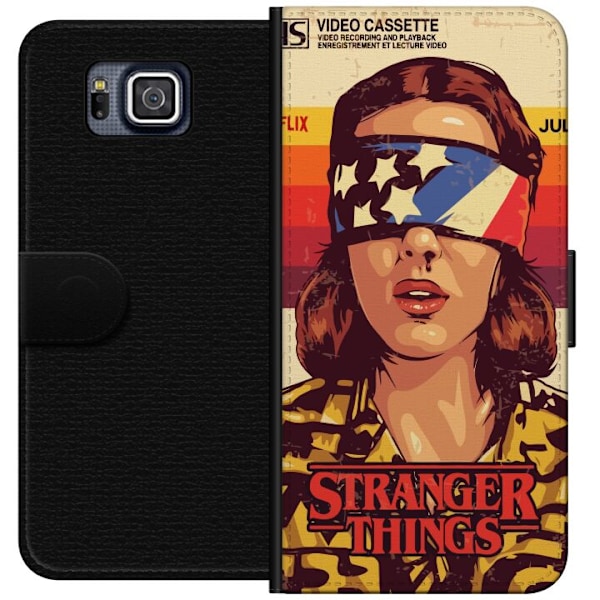 Samsung Galaxy Alpha Lompakkokotelo Stranger Things VHS