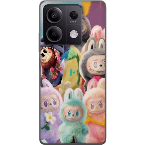 Xiaomi Redmi Note 13 Genomskinligt Skal big into energy labubu
