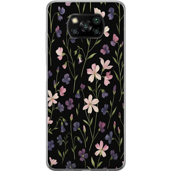 Xiaomi Poco X3 NFC Läpinäkyvä kuori Hedelmä Rave