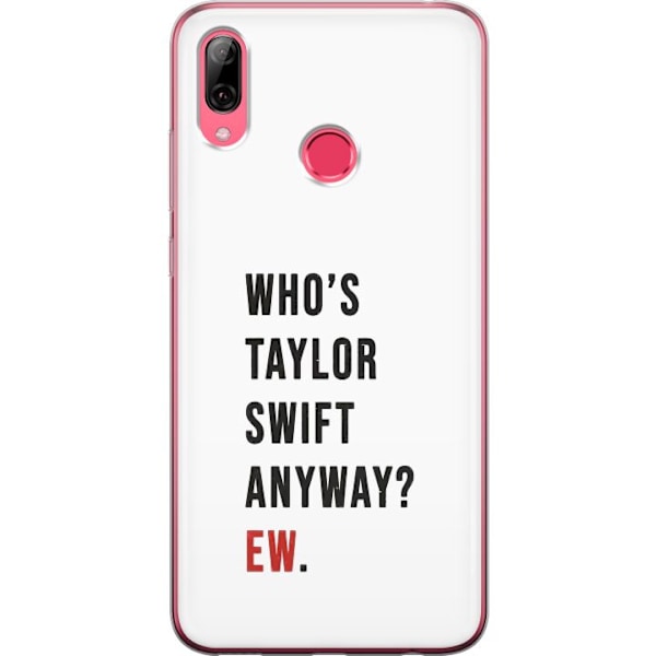 Huawei Y7 (2019) Läpinäkyvä kuori Taylor Swift