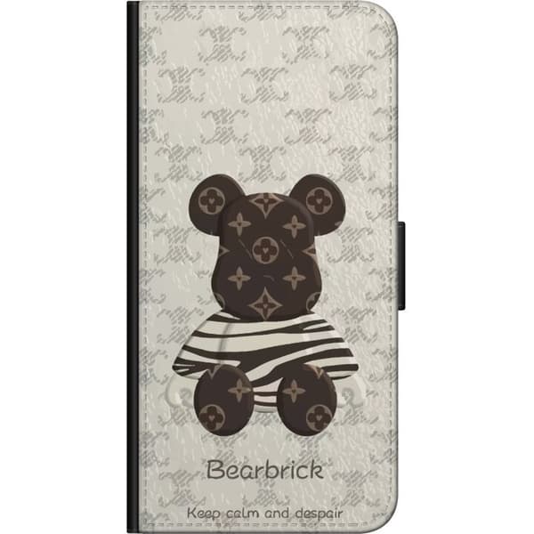Kompatibelt Lommeboketui til OnePlus 9 Pro Bearbrick Design Lekefigur Samlerobjekt