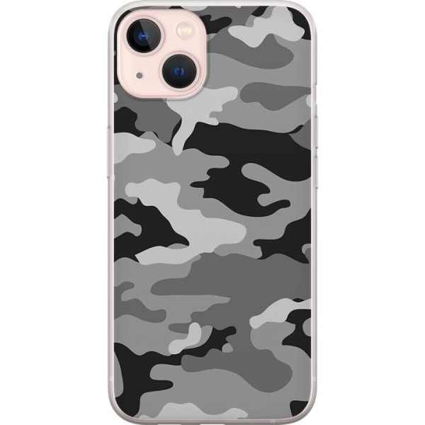Apple iPhone 13 mini Cover / Mobilcover - Militær B/W