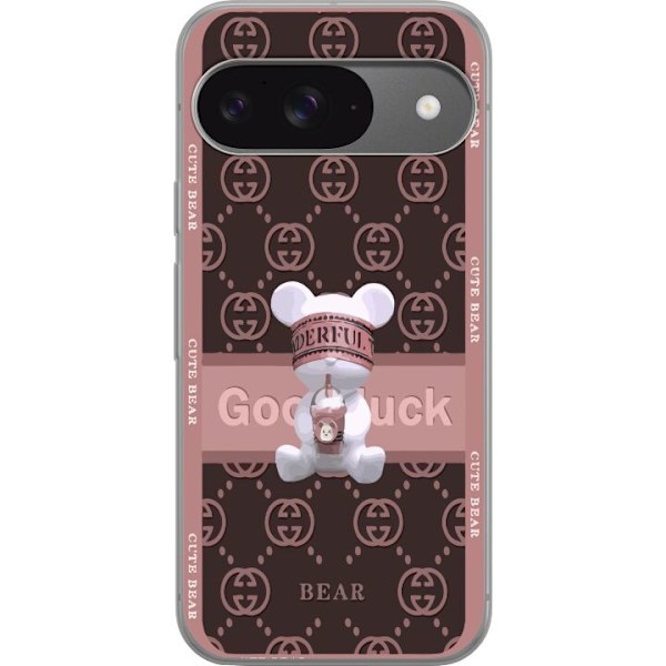 Google Pixel 9 Gennemsigtig cover Held og lykke Bear