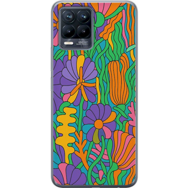 Realme 8 Gennemsigtig cover Farveeksplosion