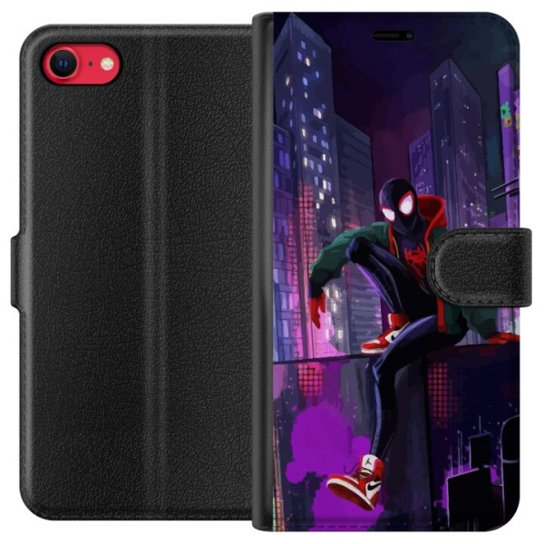 Apple iPhone 8 Tegnebogsetui Fortnite - Spider-Man
