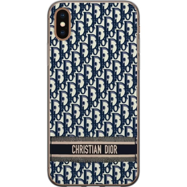 Apple iPhone XS Max Genomskinligt Skal Christian Dior