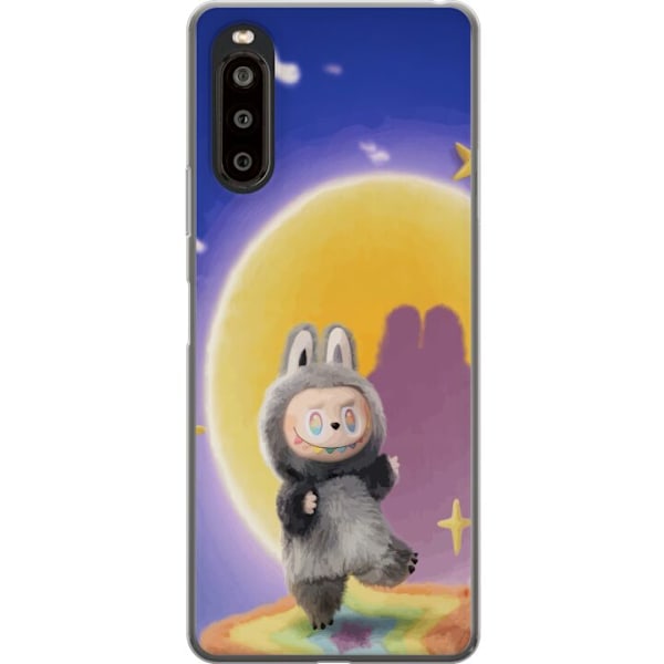 Sony Xperia 10 II Läpinäkyvä kuori Labubu Neon Pop - Neonv