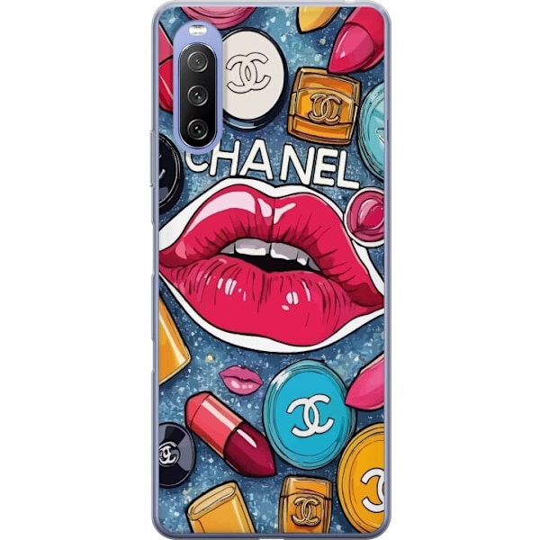 Sony Xperia 10 III Läpinäkyvä kuori Chanel Lips