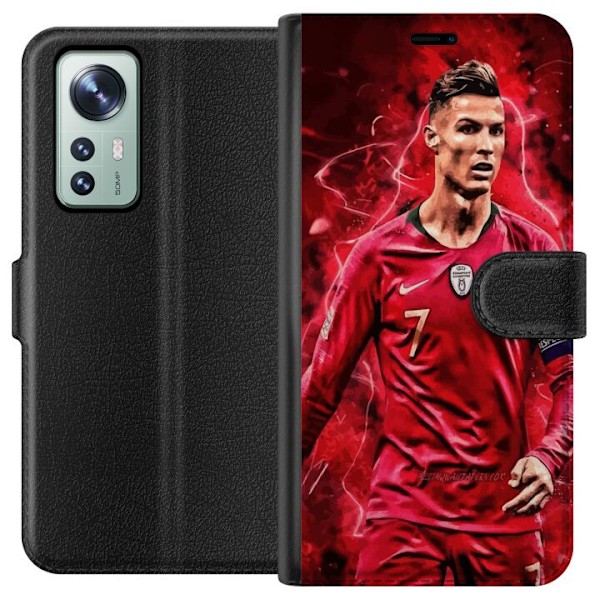 Xiaomi 12 Lommeboketui Ronaldo Ferdigheter - CR7 Design for Ek