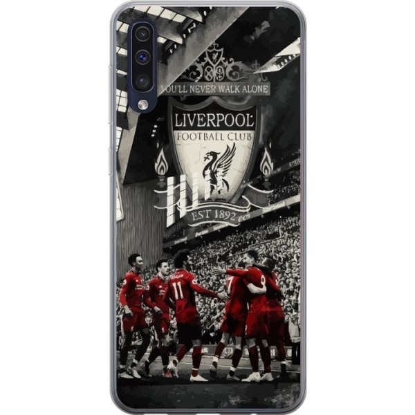 Samsung Galaxy A50 Genomskinligt Skal Liverpool