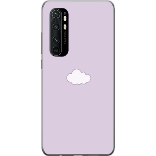 Xiaomi Mi Note 10 Lite Läpinäkyvä kuori Lila Pilvi - minima