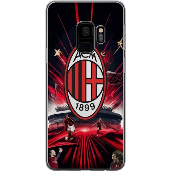 Samsung Galaxy S9 Gennemsigtig cover AC Milan