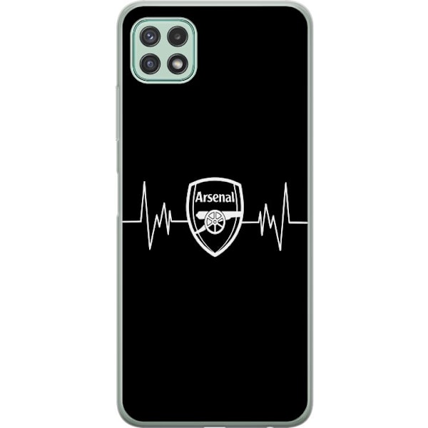 Samsung Galaxy A22 5G Gennemsigtig cover Arsenal