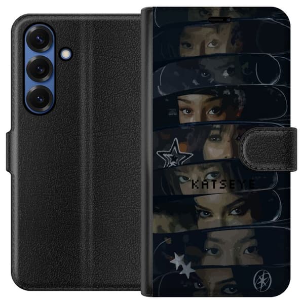 Kompatibel Tegnebogsetui til Samsung Galaxy S26+ KATSEYE sort