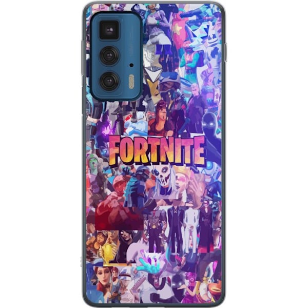 Motorola Edge 20 Pro Gennemsigtig cover Fortnite