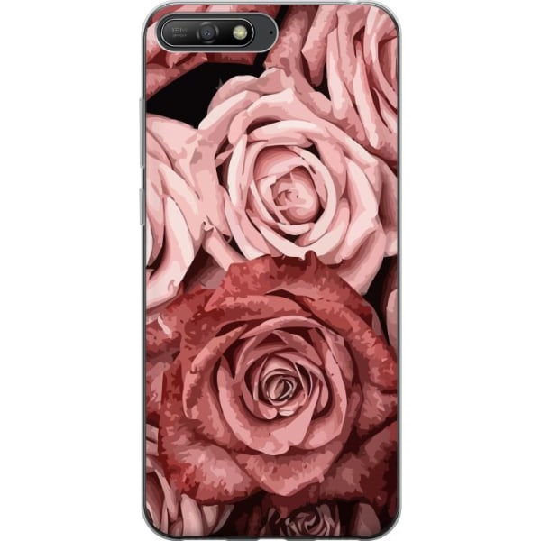 Huawei Y6 (2018) Läpinäkyvä kuori Ruusut