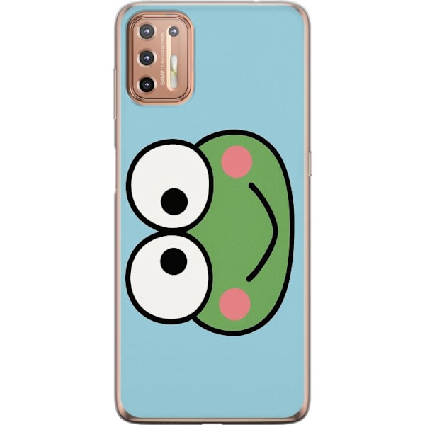 Motorola Moto G9 Plus Läpinäkyvä kuori Keroppi Smile