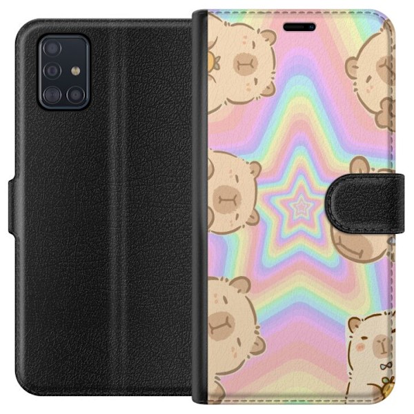 Samsung Galaxy A51 Lommeboketui Kawaii Capybara Galaxy Søt An