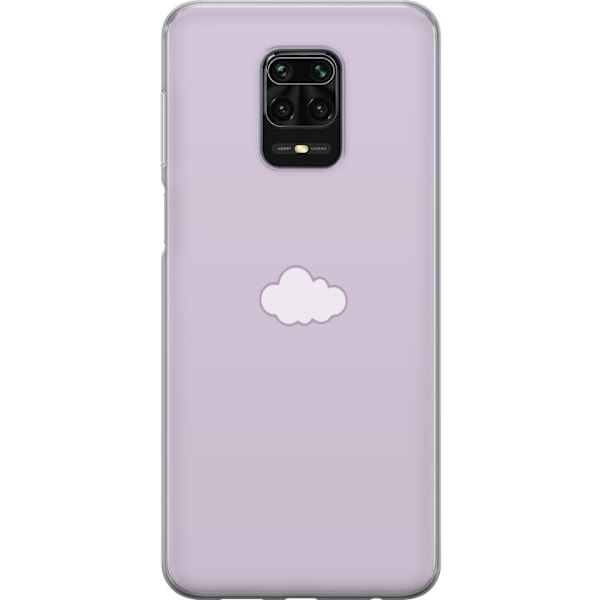 Xiaomi Redmi Note 9S Genomskinligt Skal Lila Moln – minimali