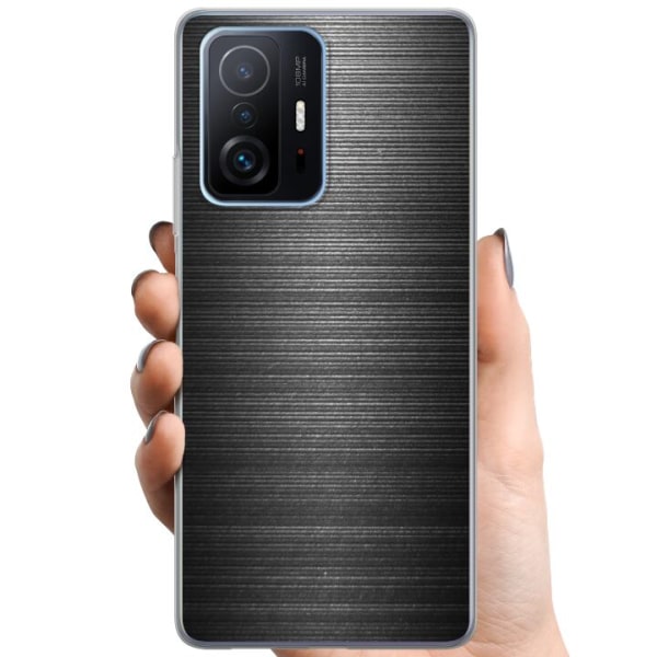 Xiaomi 11T Pro TPU Mobilcover Børstet Metal