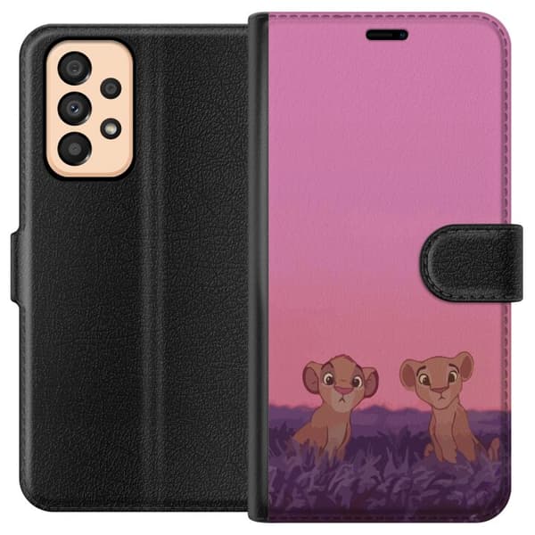 Kompatibelt Plånboksfodral till Samsung Galaxy A33 5G Pink