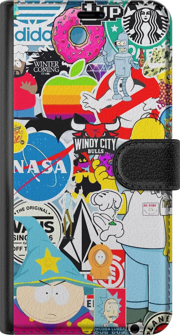 Kompatibel Tegnebogsetui til Apple iPhone SE (2020) Brands Mania