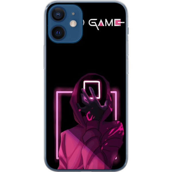 Apple iPhone 12 mini Läpinäkyvä kuori Squid Game Teema Suosittu Sarja Motiivi Graafinen Ikoninen Suunnittelu Aasialainen Popkulttuuri Jännitys Dra