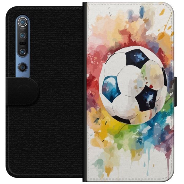 Xiaomi Mi 10 Pro 5G Plånboksfodral Fotboll