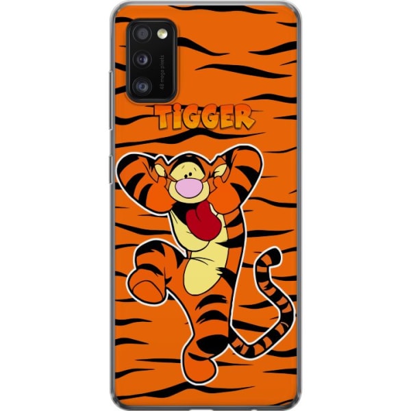 Samsung Galaxy A41 Läpinäkyvä kuori Tiger