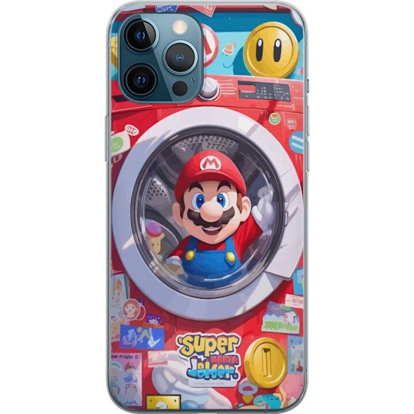 Apple iPhone 12 Pro Max Genomskinligt Skal Mario