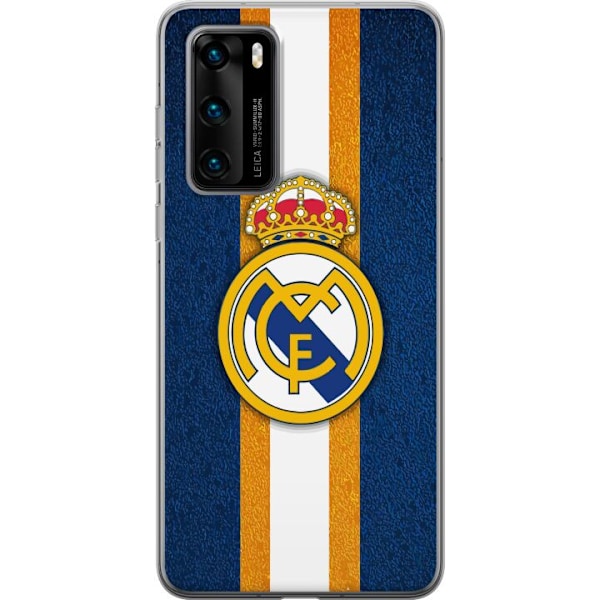 Huawei P40 Gennemsigtig cover Real Madrid CF