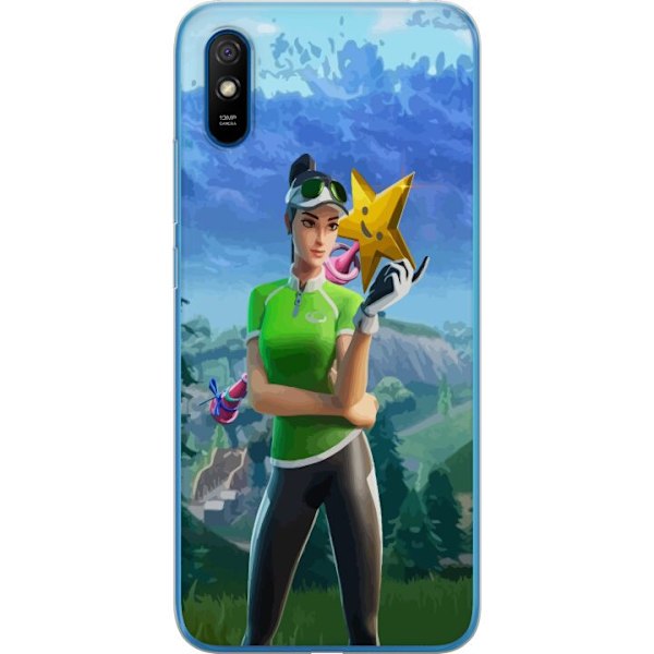 Xiaomi Redmi 9A Gennemsigtig cover Fortnite